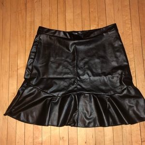 PrettyLittleThing Black Skirt